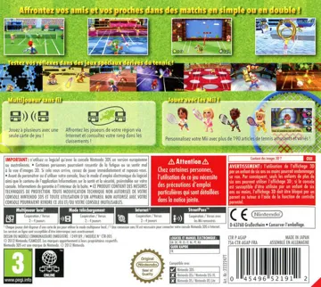 Mario Tennis Open (USA)(M3) box cover back